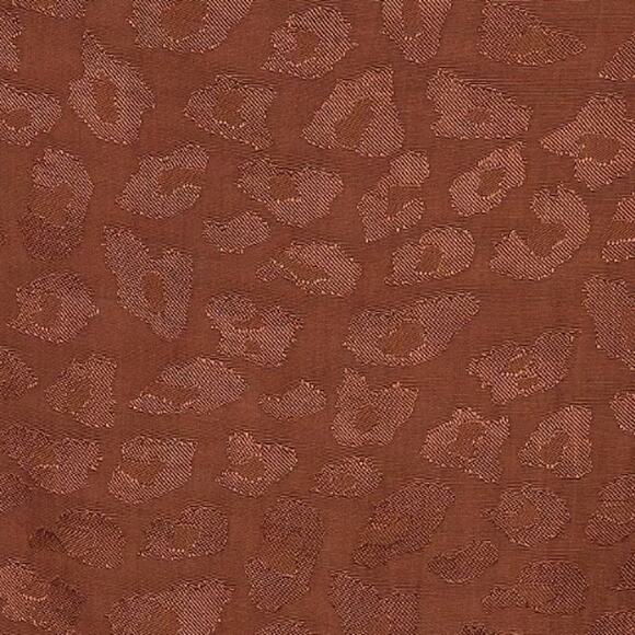 Lovers + Friends Cheyann Satin Jumpsuit Brown SMALL Wrap Split Hem Leopard NEW - Picture 9 of 9